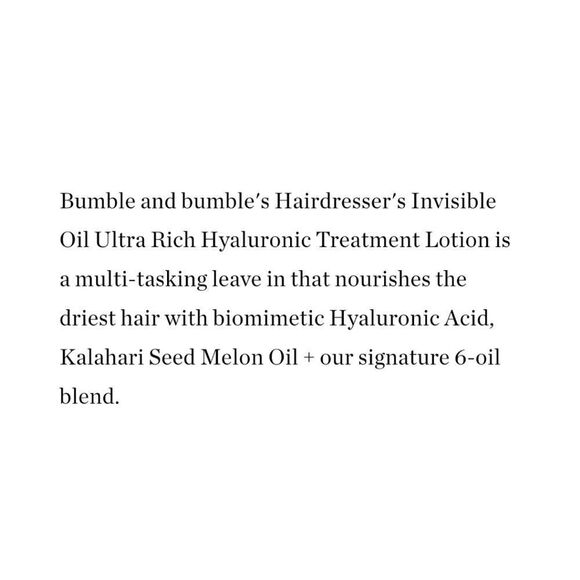 Bumble and Bumble Hyaluronic detangling Heat Protect Leave-in Treatment - Picture 4 of 11